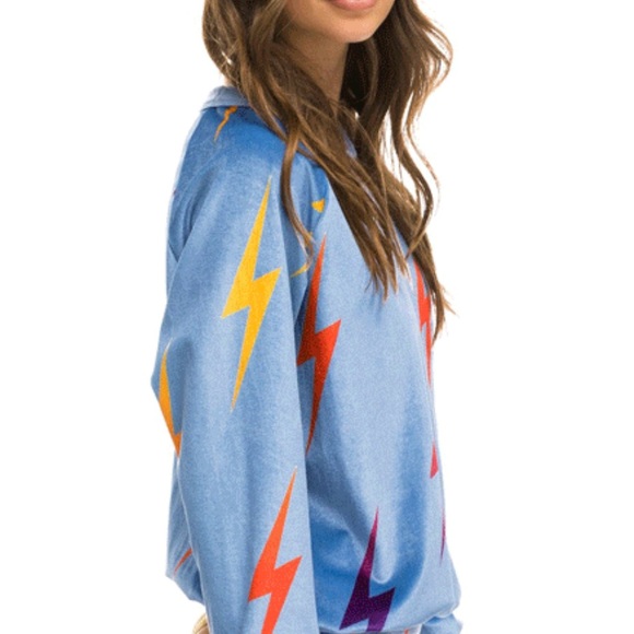 Aviator Nation Tops - Aviator Nation Lightning Bolt Sweatshirt